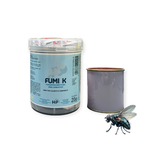 Fumi K - 20g - fumigène insecticide anti mouches et moucherons