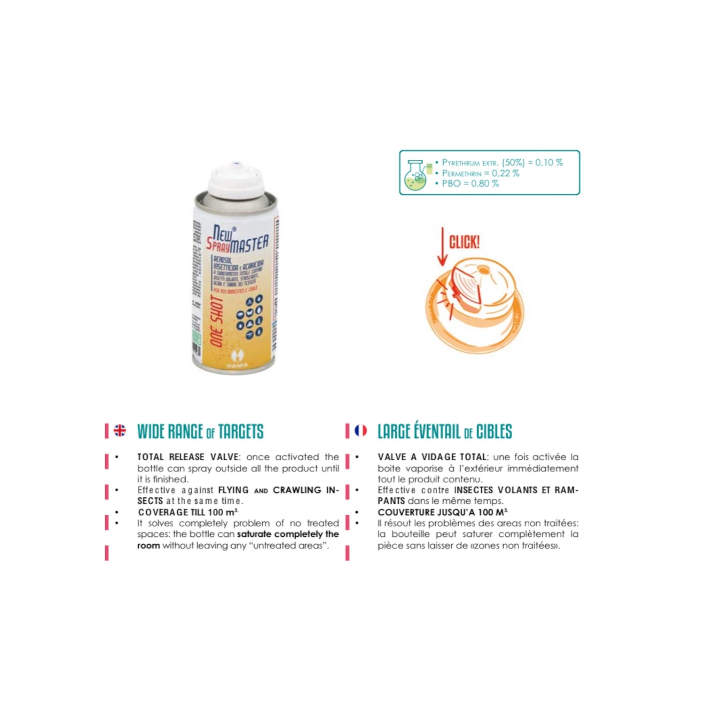 Aérosol Insecticide 150 ml : Traitement Efficace Contre les Araignées