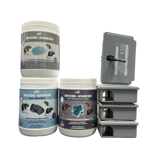 Pack Complet Anti-Souris : Éradication Intérieure et Extérieure Rapide et Efficace