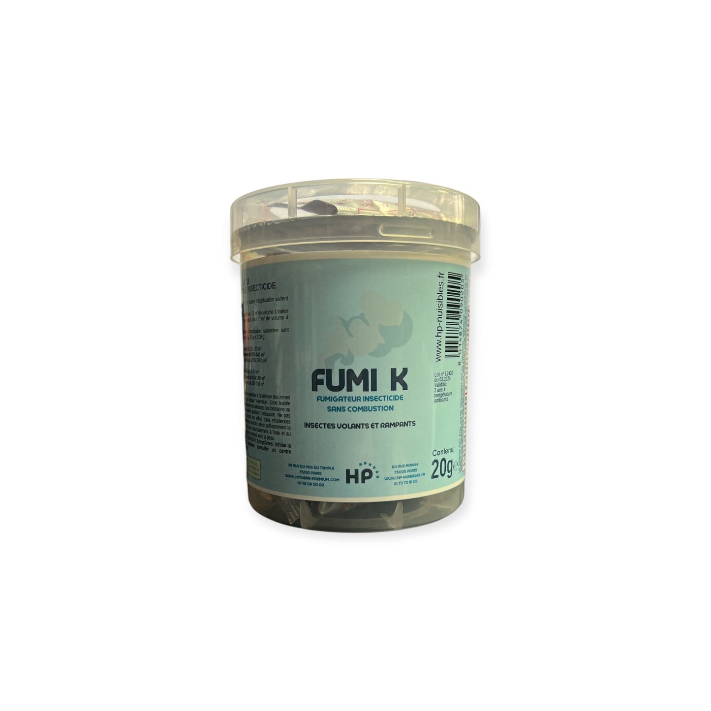 Fumi K - 20g - fumigène insecticide anti moustiques