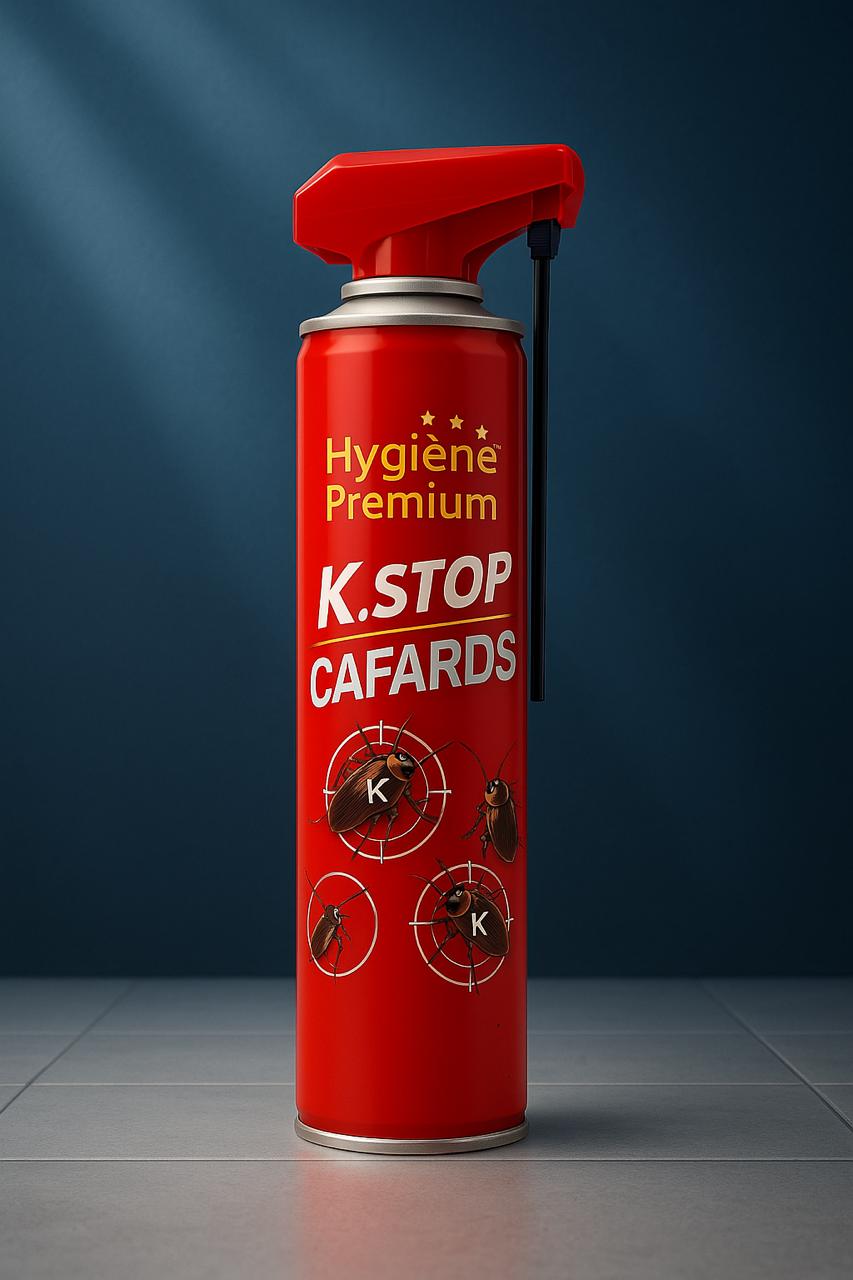 K-Stop Cafards 400 ml – Traitement Choc Contre les Cafards