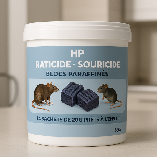Blocs Parafinnés Premium Anti-Rongeurs Efficaces