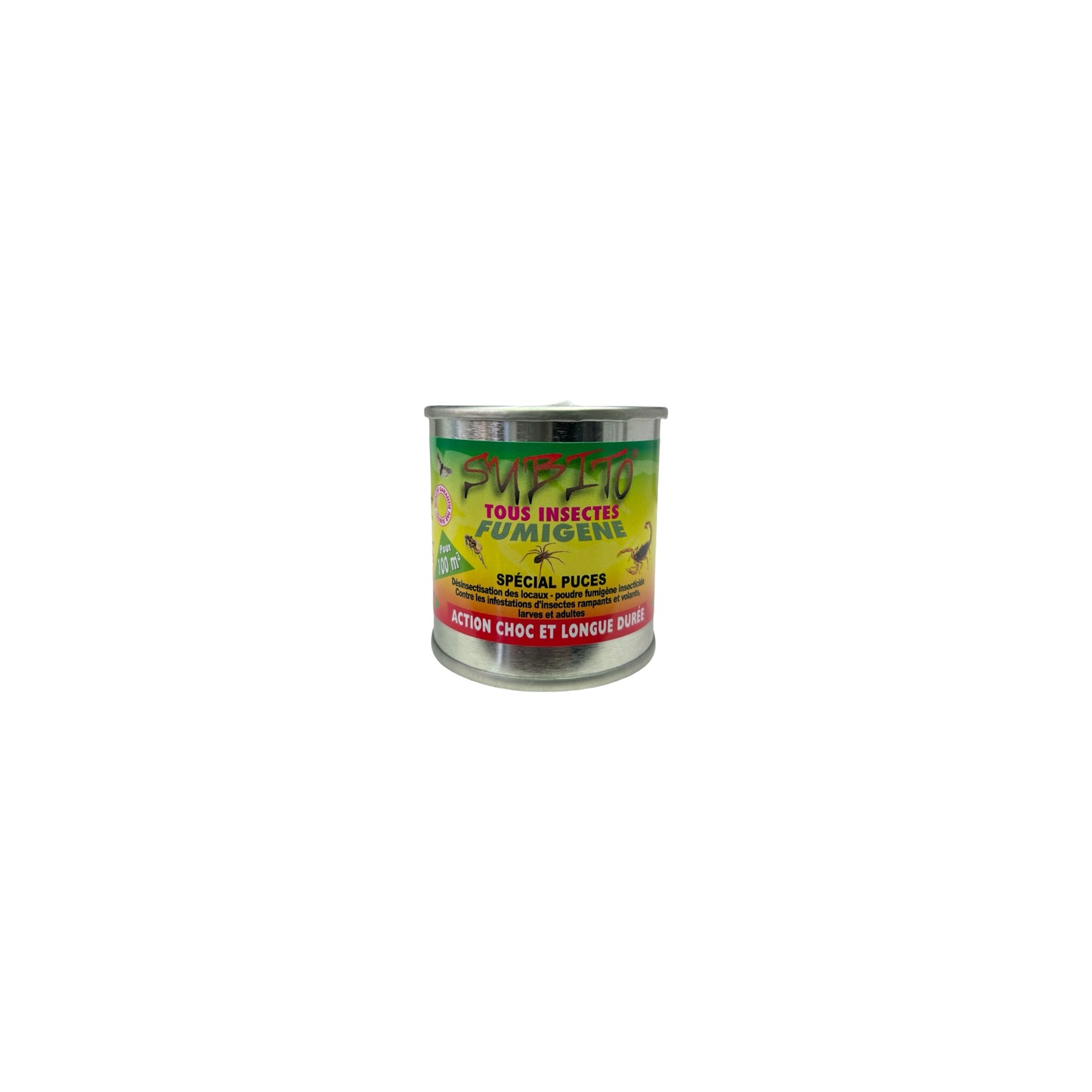 Lot de 2 Fumigènes à mèche Subito Insectes Volants et Rampants - Traitement Efficace contre tout type d’insectes nuisibles