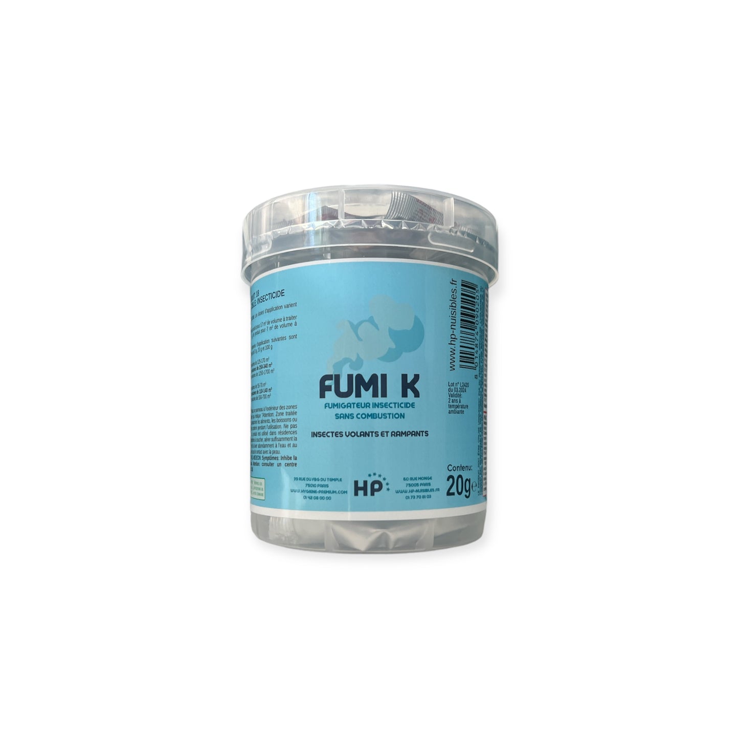Fumi K - 20g - fumigène insecticide anti fourmis
