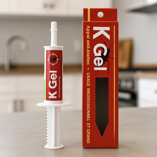 K Gel - Anti-Cafards et Blattes Puissant, Effet Rapide en Quelques Heures
