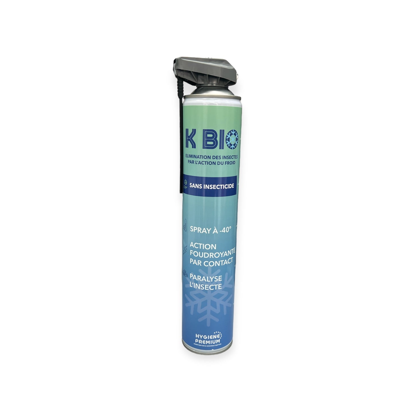 Lot de 2 Sprays 100% Naturel K Bio - Tue Instantanément Les Nuisibles Rampants et Volants par le Froid - Bombe par cryogénie à -40