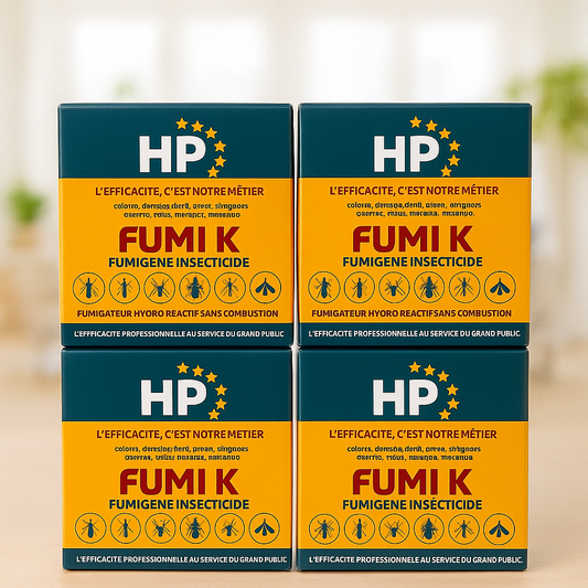 Lot de 4 fumigateurs insecticides FUMI K 15G
