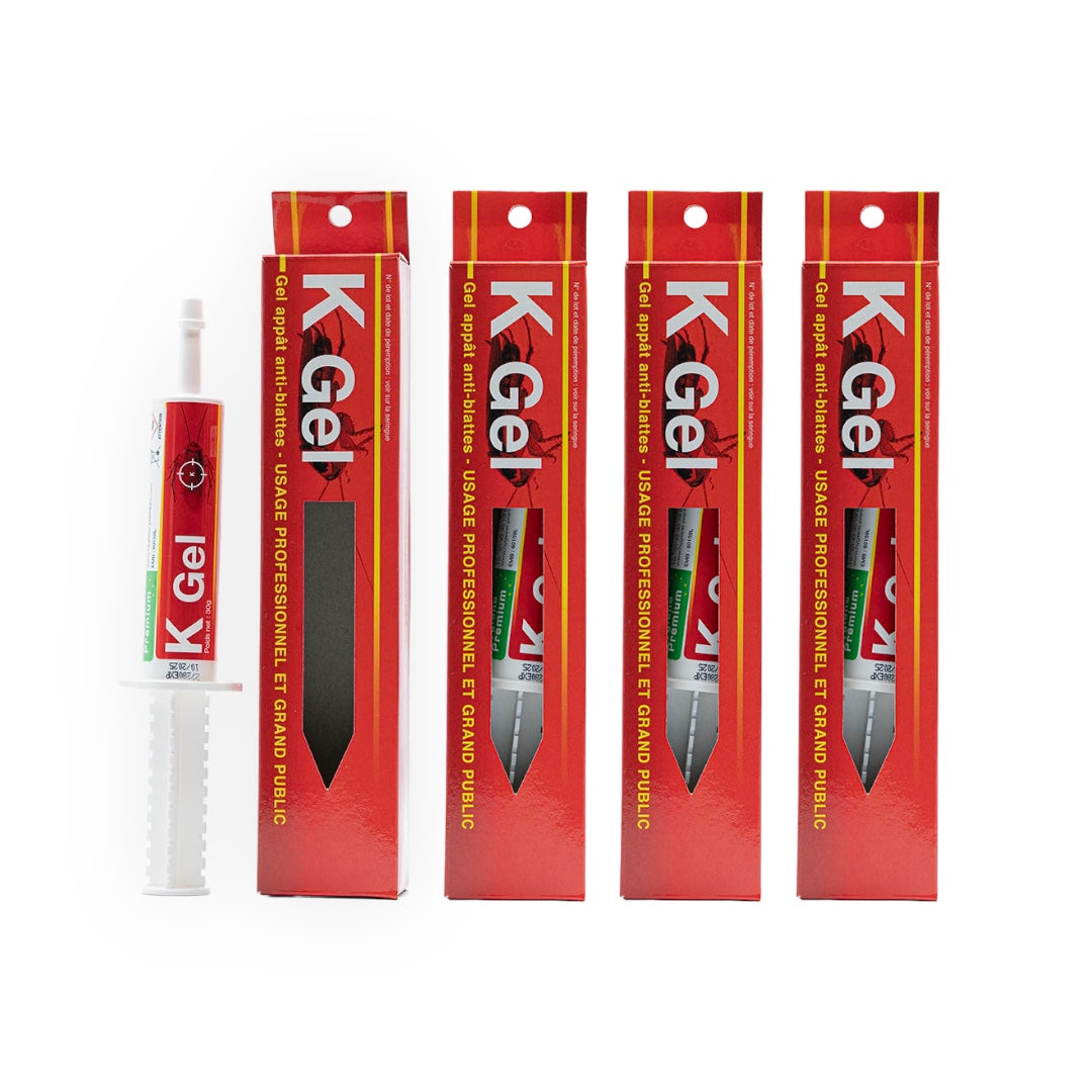 Pack de 4 gels anti cafards - Efficace et rapide