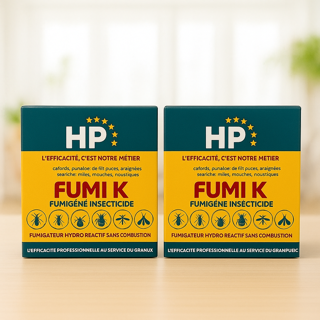 Lot de 2 fumigateurs insecticides FUMI K 15G