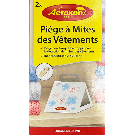 Pièges à mites vestimentaires x2