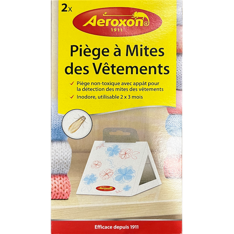 Pièges à mites vestimentaires x2