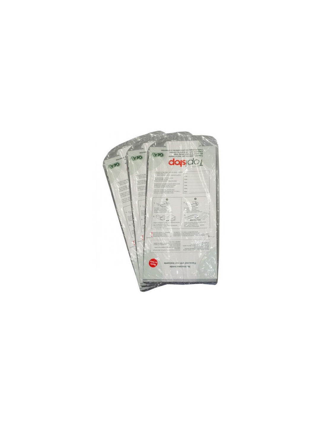 Pack de 10 Plaques Collantes Pièges à Rongeurs - Odeur Attractive Intégrée - Topistop