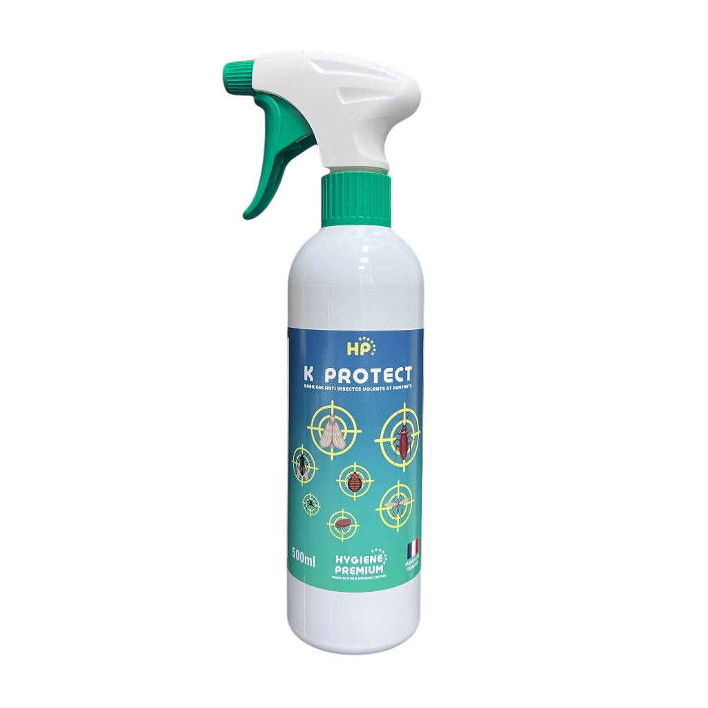 K Protect - Spray Anti-Insectes Volants et Rampants, Efficacité Longue Durée