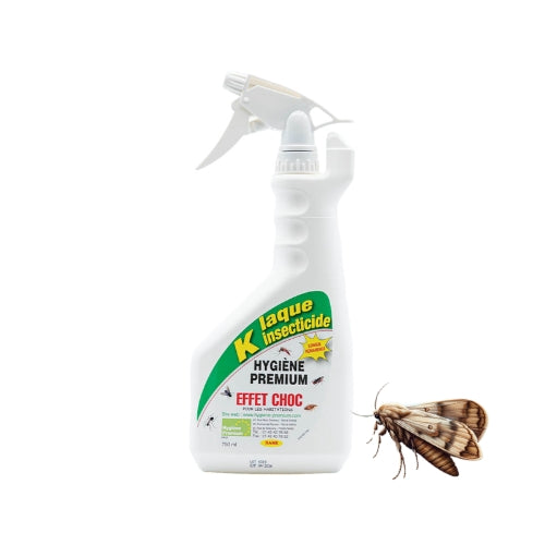 K Laque - Insecticide Professionnel Ultra-Efficace pour mites alimentaires et vestimentaires