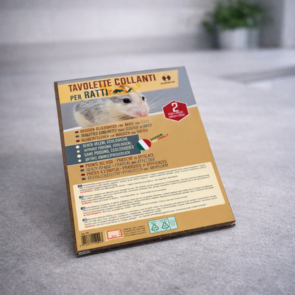 Plaques collantes anti souris et rats