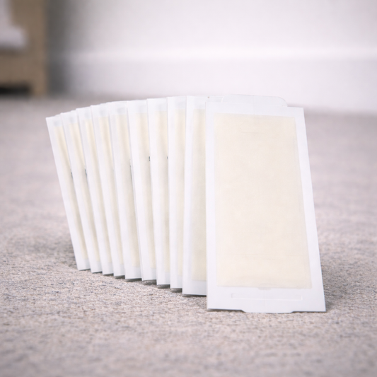 Lot de 10 Plaques Collantes Pièges à Rongeurs - Attractif Noisette Inclus