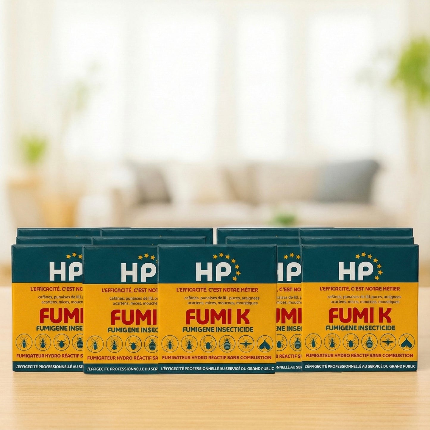 Lot de 10 fumigateurs insecticides FUMI K 15G