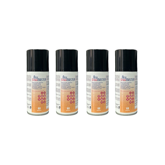 Lot de 4 Aérosols Fumigènes One-Shot Anti-Insectes Volants et Rampants