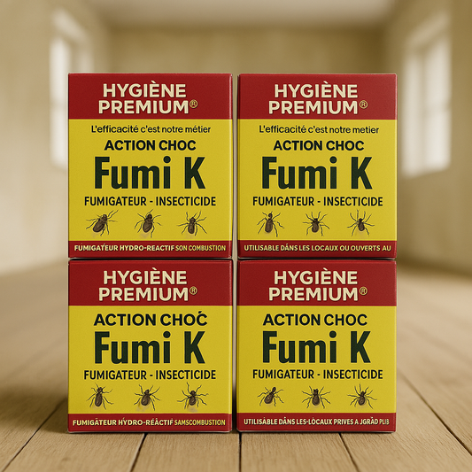 Lot de 4 fumigateurs insecticides FUMI K 15G