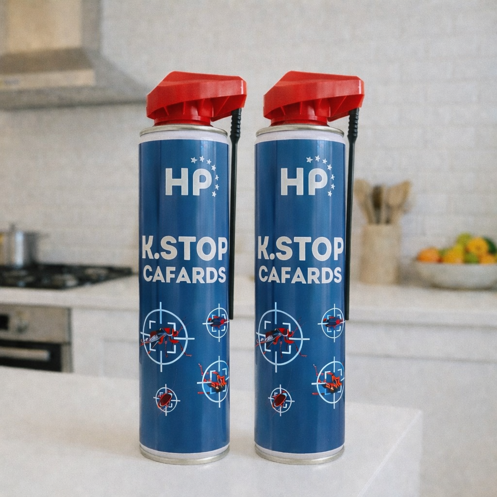 Lot de 2 K Stop Cafards 400 ml – Traitement Choc Contre les Cafards