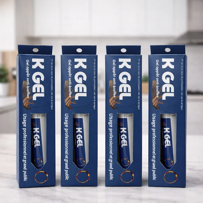 Lot de 4 gels anti cafards - Efficace et rapide - Seringue professionnelle