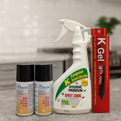 Pack anti cafards : éradication rapide et efficace