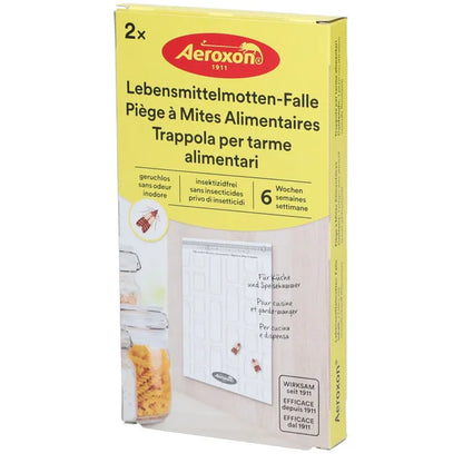 Pièges Collants Anti-Mites Alimentaires (x2) : Protection Efficace