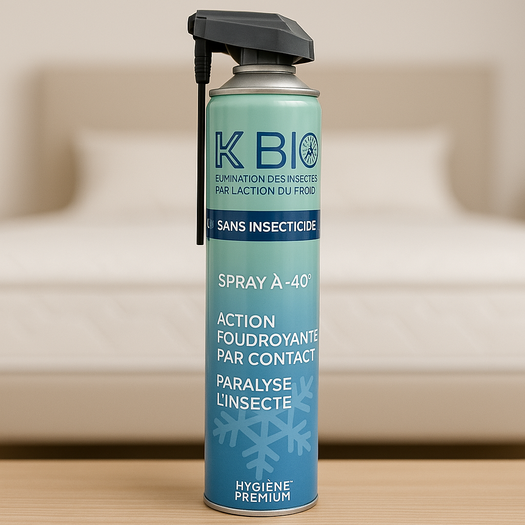 Spray K Bio - Tue Instantanément Les Punaises de lit par le Froid